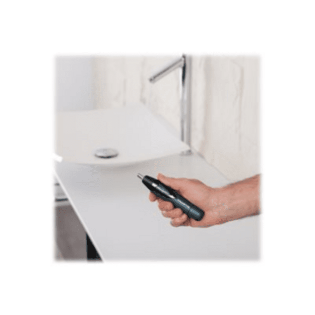 Rowenta Nose and Ear Trimmer | TN3011F0 | Cordless | Wet & Dry | Black/Blue