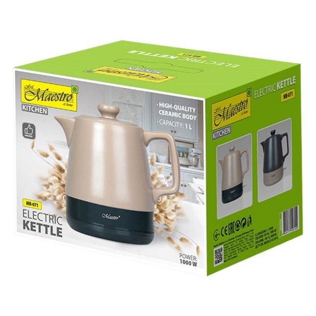 Keramikinis virdulys 1,0L Maestro MR-071