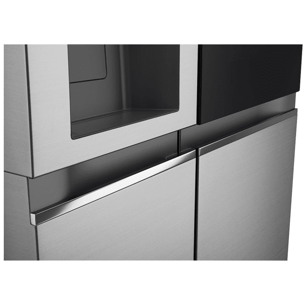 LG Refrigerator | GSGV81PYLL | Energy efficiency class E | Free standing | Side by side | Height 179 cm | Fridge net capacity 41
