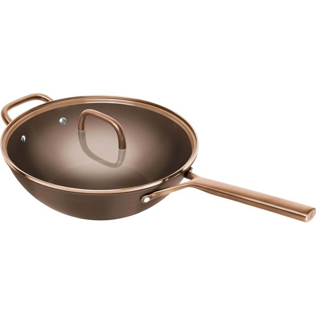 ZWILLING MILANO Wok with lid 30cm brown