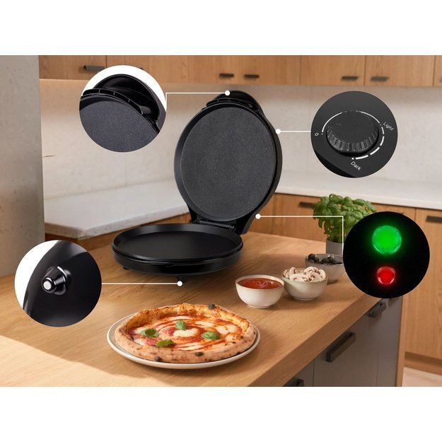 ELDOM ST1000 PIZZA MACHINE 1450W BLACK