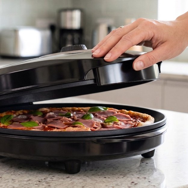 ELDOM ST1000 PIZZA MACHINE 1450W BLACK