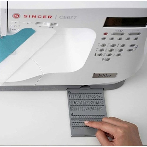 SINGER Elite sewing machine CE677 Electric current White