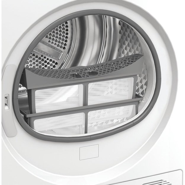 Whirlpool WSD 74 WBB PL tumble dryer Freestanding Front-load 7 kg White