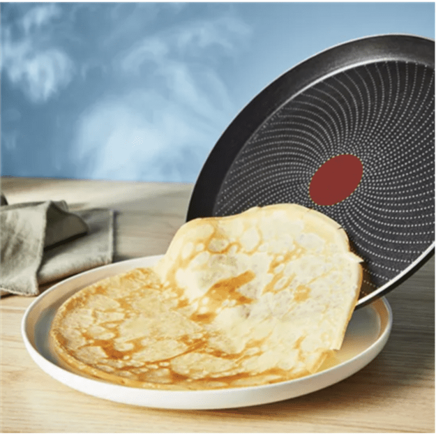 TEFAL Pan | H0563842 | Frying | Diameter 25 cm | Suitable for induction hob | Fixed handle | Black