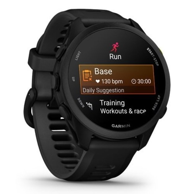 Garmin Forerunner 70 3.05 cm (1.2 ) AMOLED 43 mm Digital 390 x 390 pixels Touchscreen Black GPS (satellite)