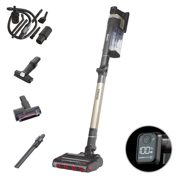 Shark Stratos 2-in-1 stick vacuum Battery Dry Bagless Black, Peach