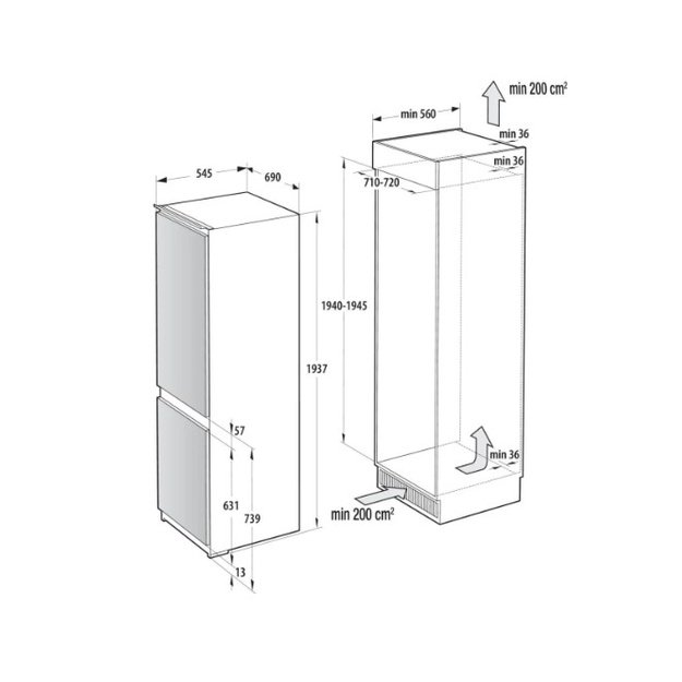 GORENJE  NRKI619D61WFE