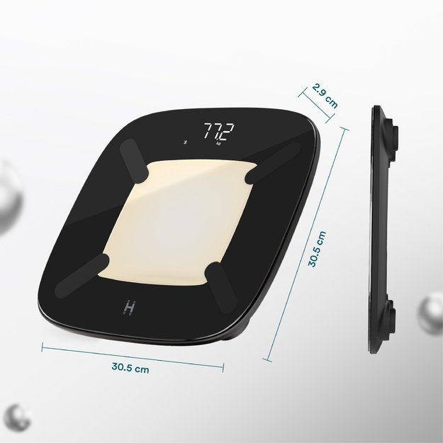 Homedics SCL-B200-BK3R GLO Body Analyser Bath Scale