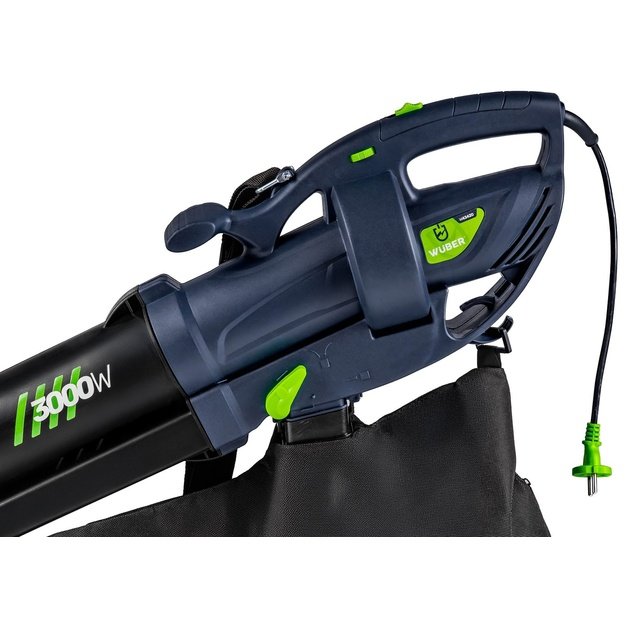 WUBER W43420 electric leaf blower 3000W with shredder 10:1