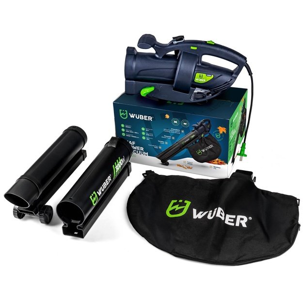WUBER W43420 electric leaf blower 3000W with shredder 10:1