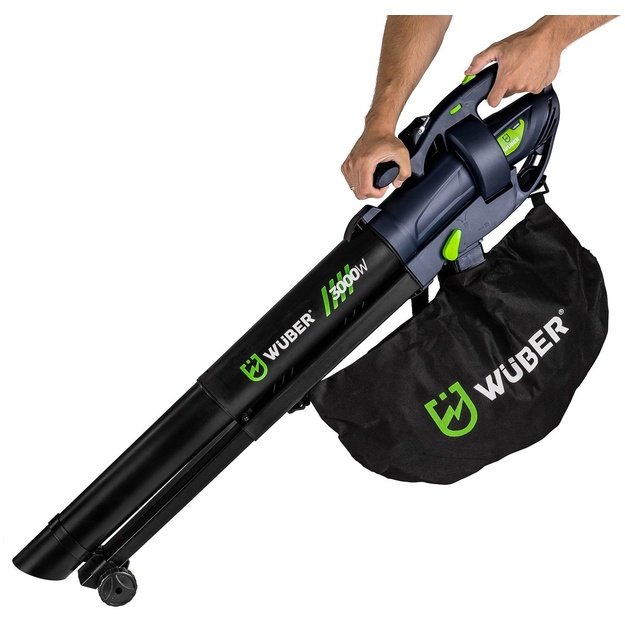 WUBER W43420 electric leaf blower 3000W with shredder 10:1