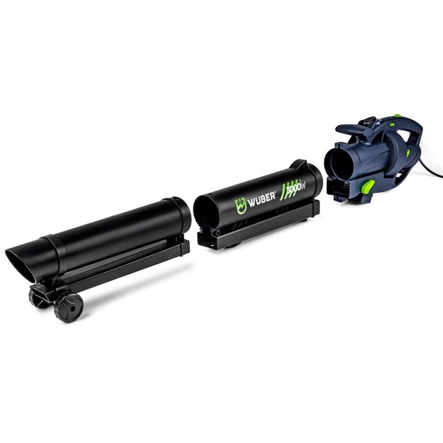 WUBER W43420 electric leaf blower 3000W with shredder 10:1