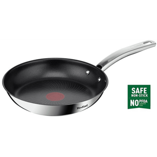 TEFAL | Frying Pan | B8170444 Intuition | Frying | Diameter 24 cm | Suitable for induction hob | Fixed handle | Black