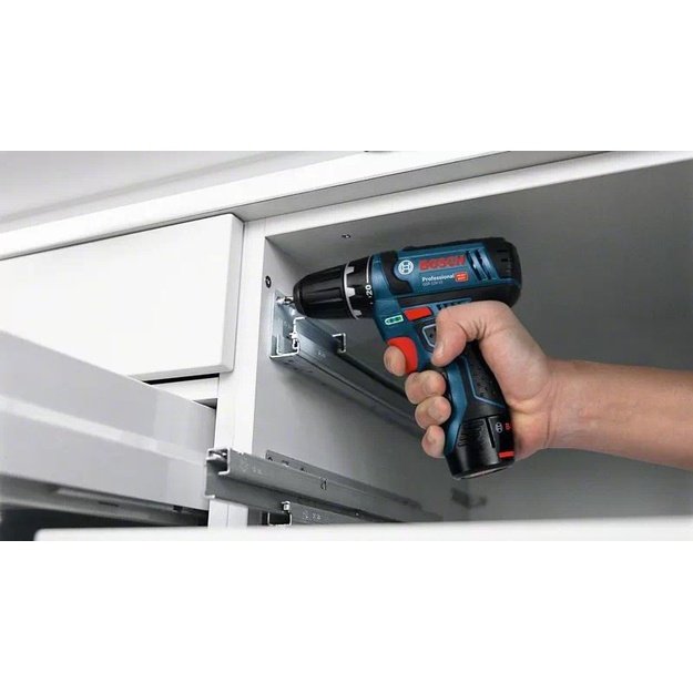Bosch screwdriver 12 V Li-Ion 1300 RPM Black, Blue, Red
