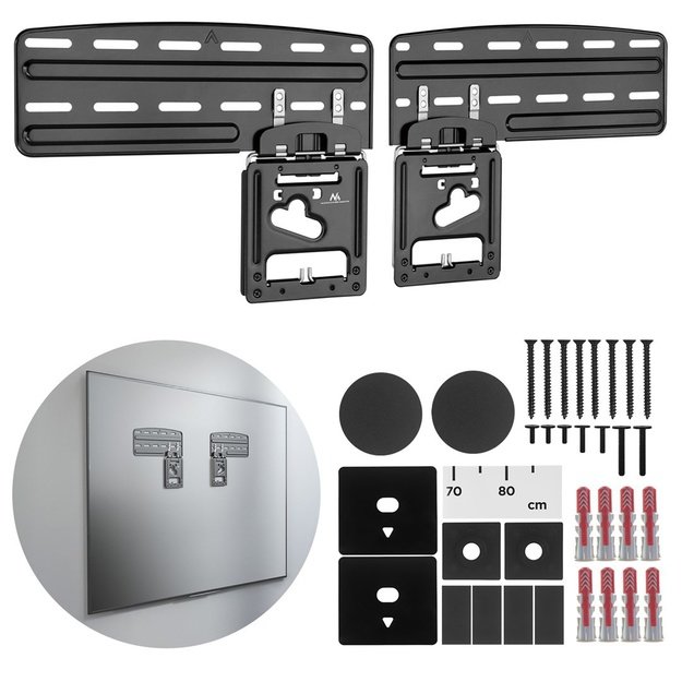 Maclean TV bracket, compatible with Samsung QLED TVs, 43 -85 , max. 60kg, MC-806 N
