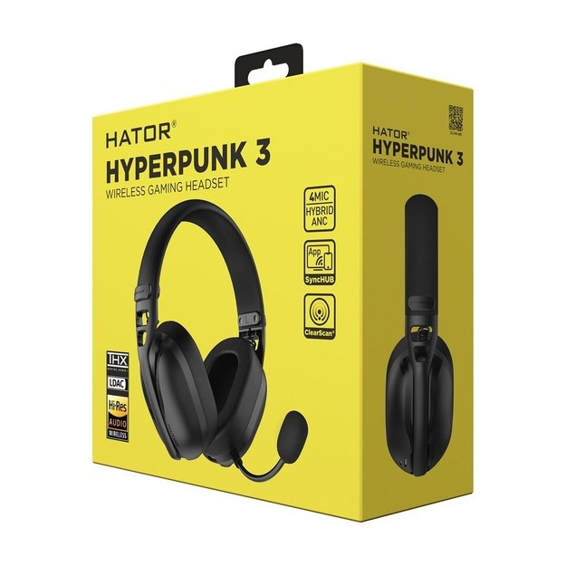 Gaming Headphones Hator Hyperpunk 3 Wireless