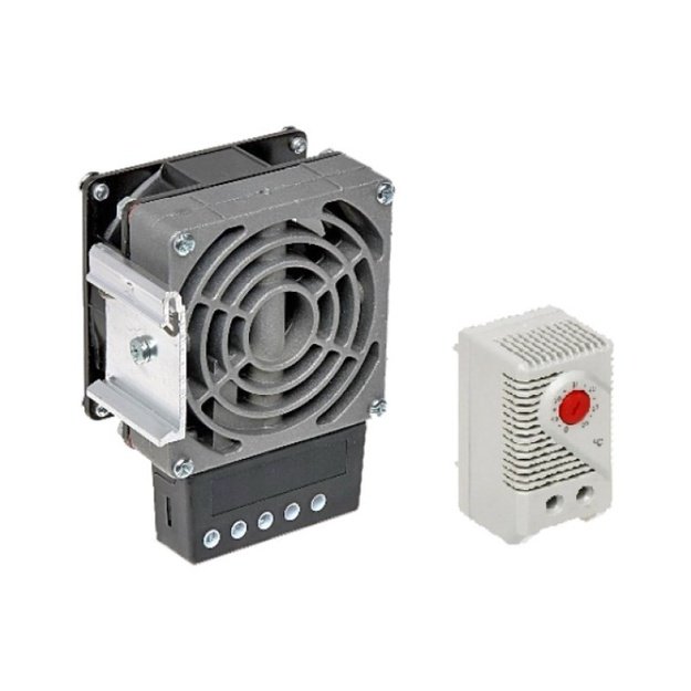 Heating blower 100W with thermostat for outdoor cabinets ALANTEC