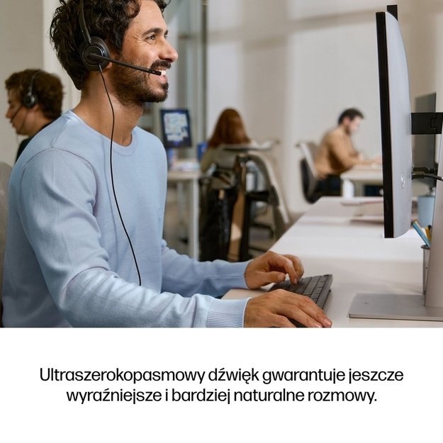 HP Poly Mission 425 Stereo USB Wired Headset Classic (Bulk)