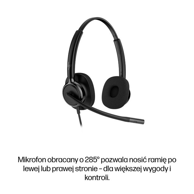 HP Poly Mission 425 Stereo USB Wired Headset Classic (Bulk)