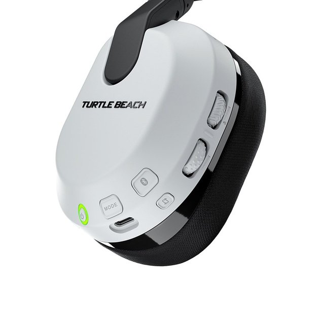 Turtle Beach Stealth 600 White PlayStation Wireless Gaming Headset with up to 80 hour Battery, 50mm Speakers and Bluetooth for