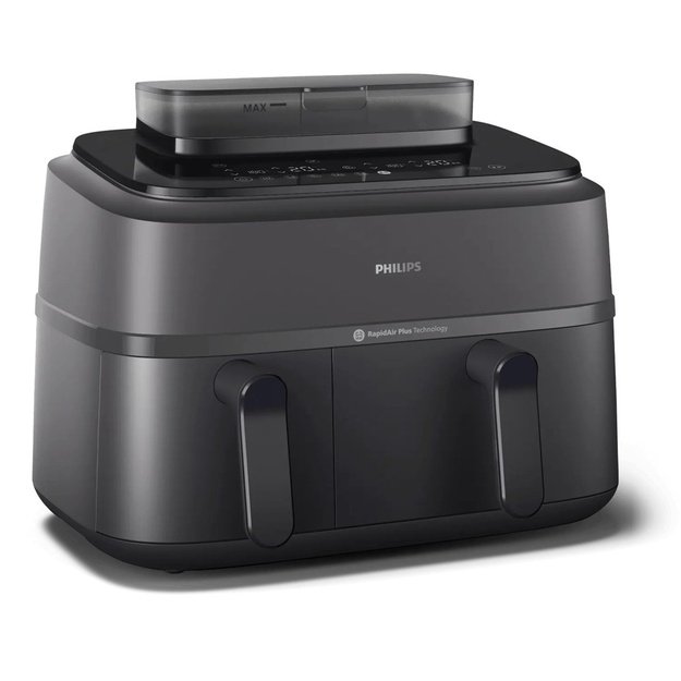 Philips 5000 series NA550/00 fryer Double 9 L Stand-alone 2750 W Hot air fryer Black