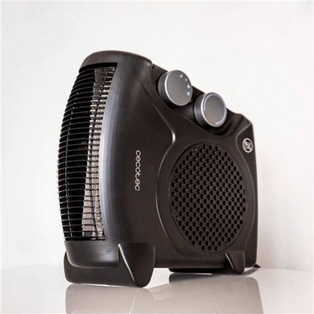 Cecotec ReadyWarm 2000 Max Dual Black | Fan heater | 2000 W | Number of power levels 3 | Suitable for rooms up to 20 m&sup2; | Black