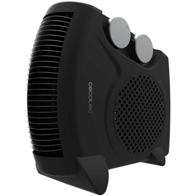 Cecotec ReadyWarm 2000 Max Dual Black | Fan heater | 2000 W | Number of power levels 3 | Suitable for rooms up to 20 m&sup2; | Black