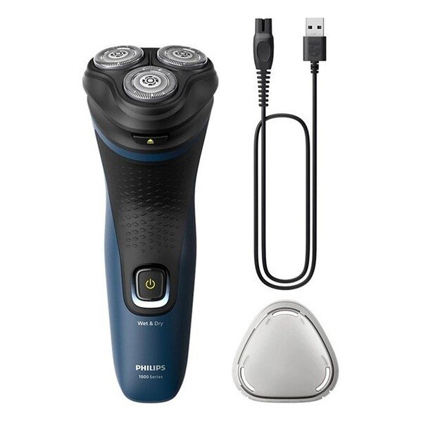 Philips S1151/00 men s shaver Rotation shaver Trimmer Black, Blue 5