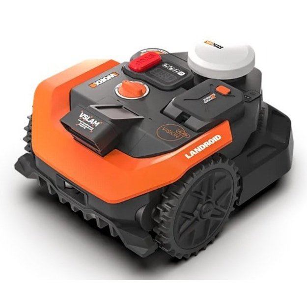 WORX WR308E lawn mower Robotic lawn mower Battery Black, Orange