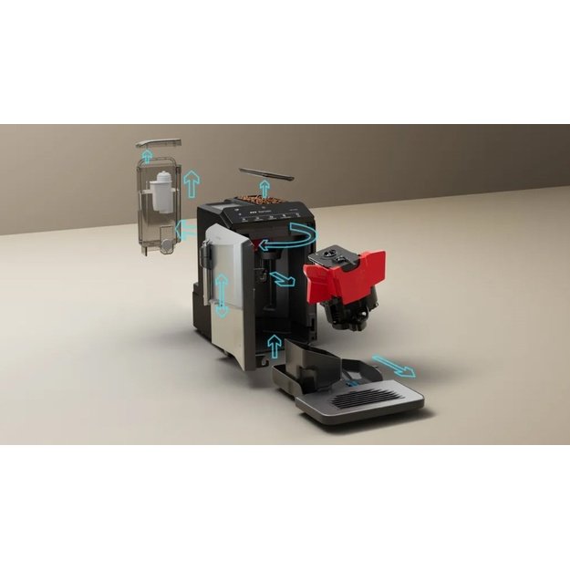 Siemens TF303E01 EQ300 espresso machine (silver, 1300W)