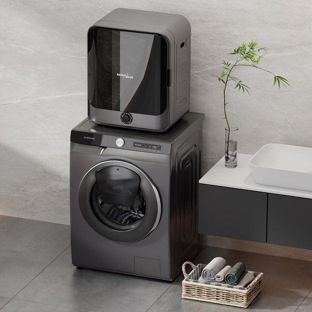 GreenBlue electric tumble dryer for clothes, 3kg load, GB415 GR