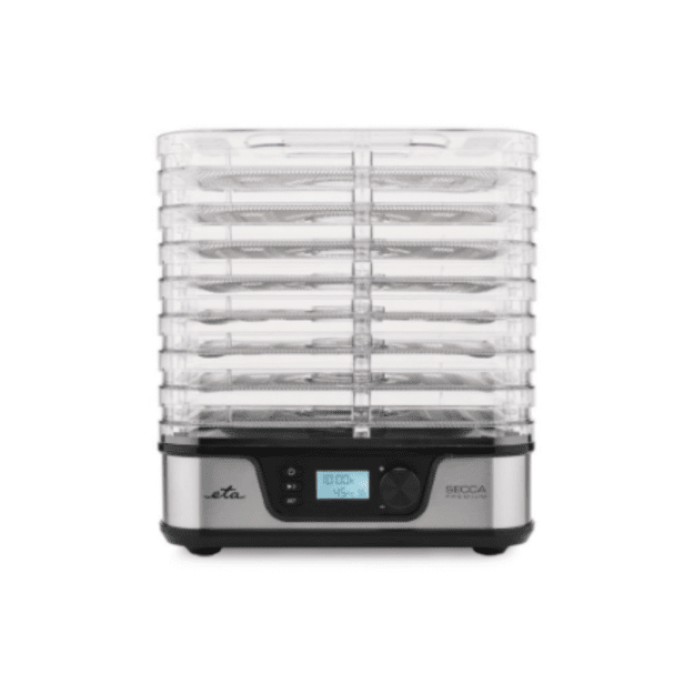 ETA Food dryer | ETA930190000 Secca Premium | Power 380 W | Number of trays 8 | Temperature control | Integrated timer | Silver