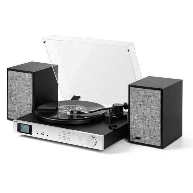 AKAI ATT-500SP Turntable with external speakers
