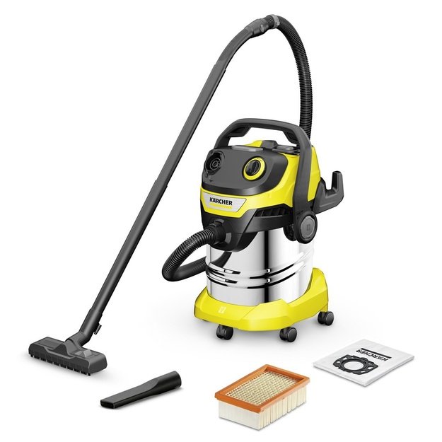K&auml;rcher WD 5 S V-25/5/22 Stainless steel, Black, Yellow 25 L 1100 W