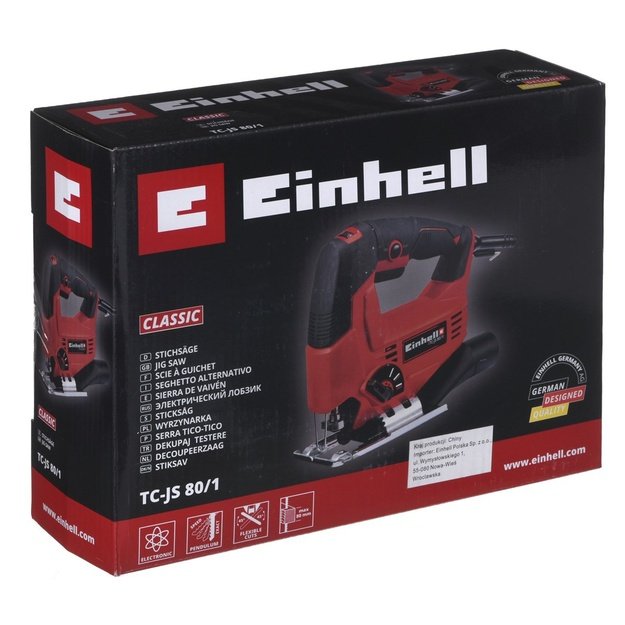 Electric jigsaw EINHELL TC-JS 80/1, power 550 W | Einhell