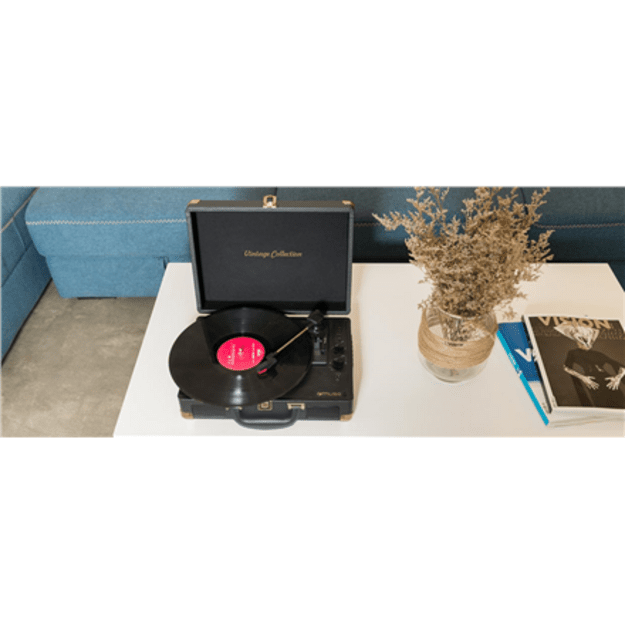Muse | Turntable Stereo System | MT-103 GD | Black | 3 speeds | USB port | AUX in