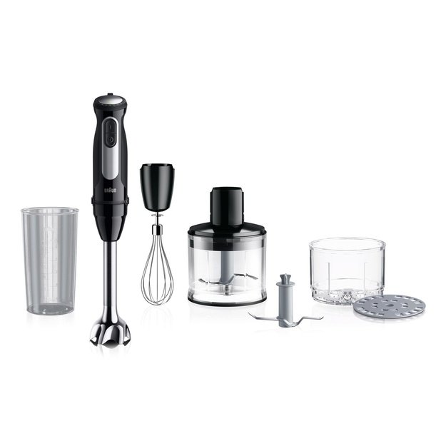 Braun Domestic Home Hand Blender, stainless steel, 1,000 Watts, 25 speeds, Turbo (0X22111504)