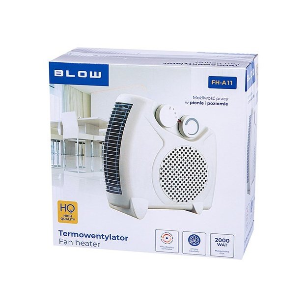 BLOW 2000W FH-A11 fan heater (vertical/horizontal)