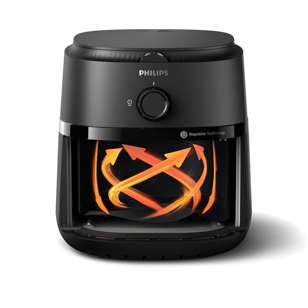 Philips 1000 series NA120/00 fryer Single 4.2 L Stand-alone 1500 W Hot air fryer Black