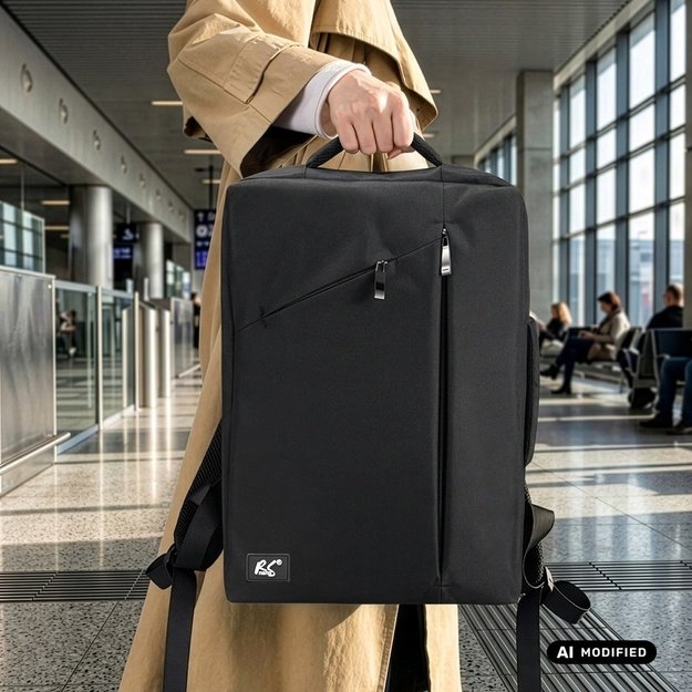 NanoRS Laptop Backpack, 15.6 , black, 43x30x10, waterproof RS203 B