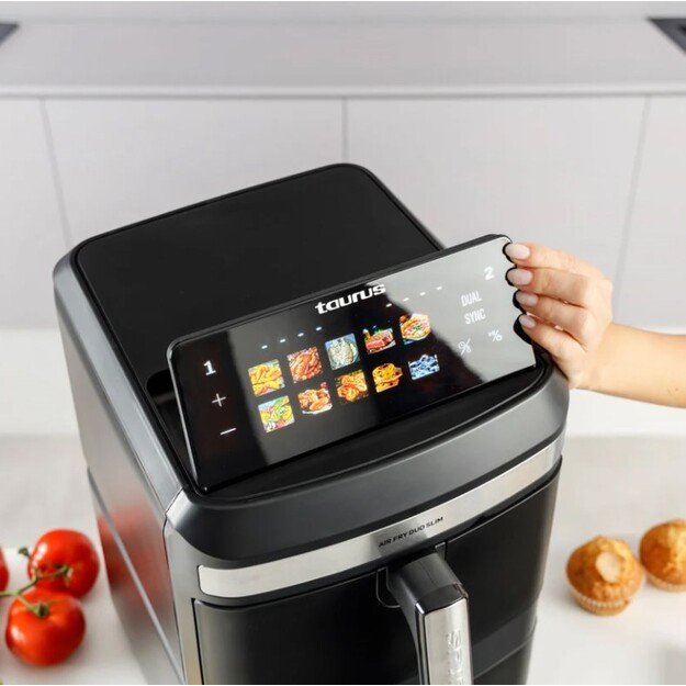 Taurus Air Duo Slim oil-free fryer with two baskets 2