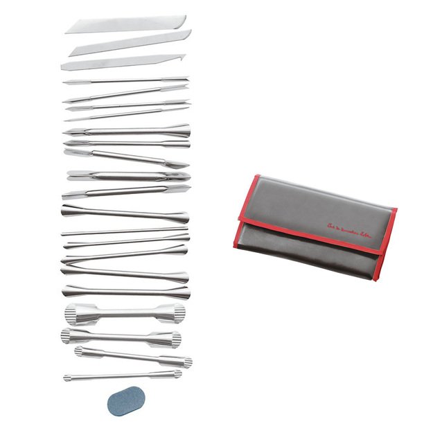 Decorative tool set, 22 pieces