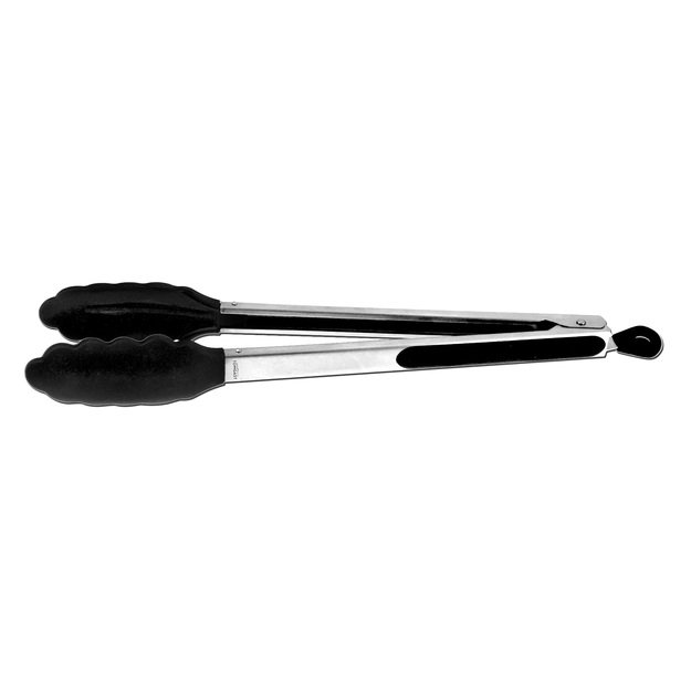 Steel-silicone tongs, 30 cm