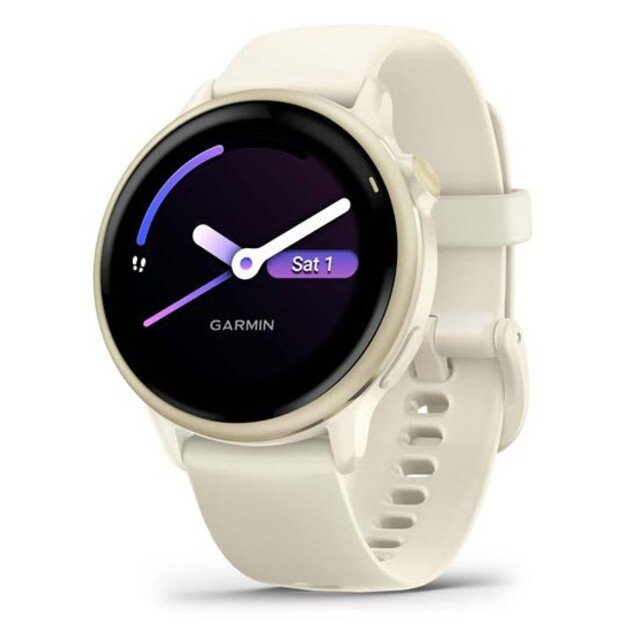 Garmin v&iacute;voactive 6 3.05 cm (1.2 ) AMOLED 42 mm Digital 390 x 390 pixels Touchscreen White Wi-Fi GPS (satellite)