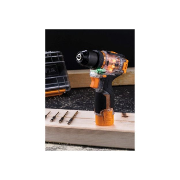 Batavia B.V. Fusion Drill 12V Brushless Drill Driver - Incl. Battery and Charger 2