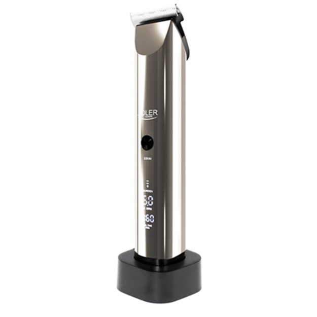 Adler | Hair Clipper | AD 2834 | Cordless or corded | Number of length steps 4 | Silver/Black 3