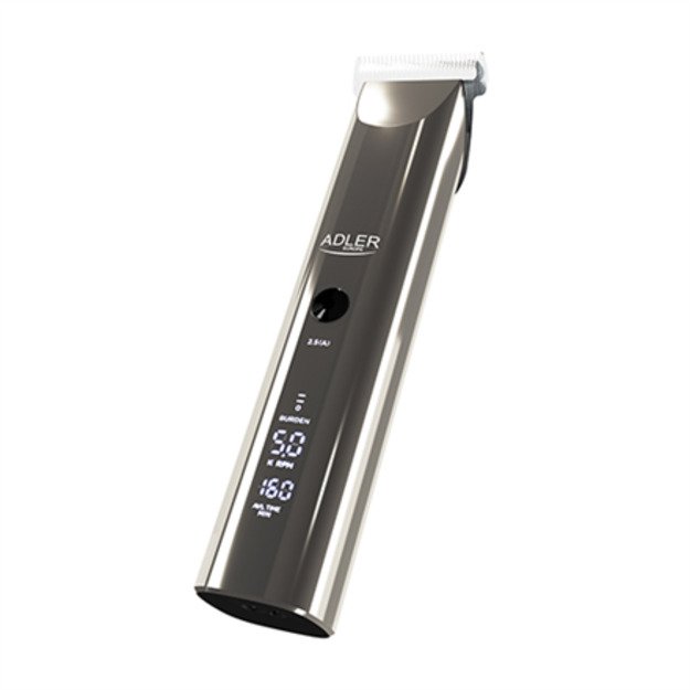 Adler | Hair Clipper | AD 2834 | Cordless or corded | Number of length steps 4 | Silver/Black 6