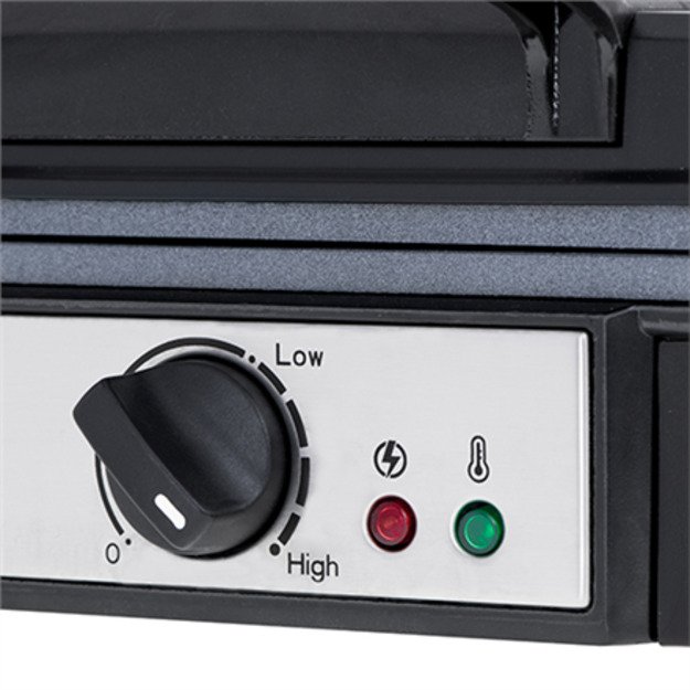 Adler | Waffle Maker | AD 3049 | 1200 W | Number of pastry 4 | Belgium | Black 2