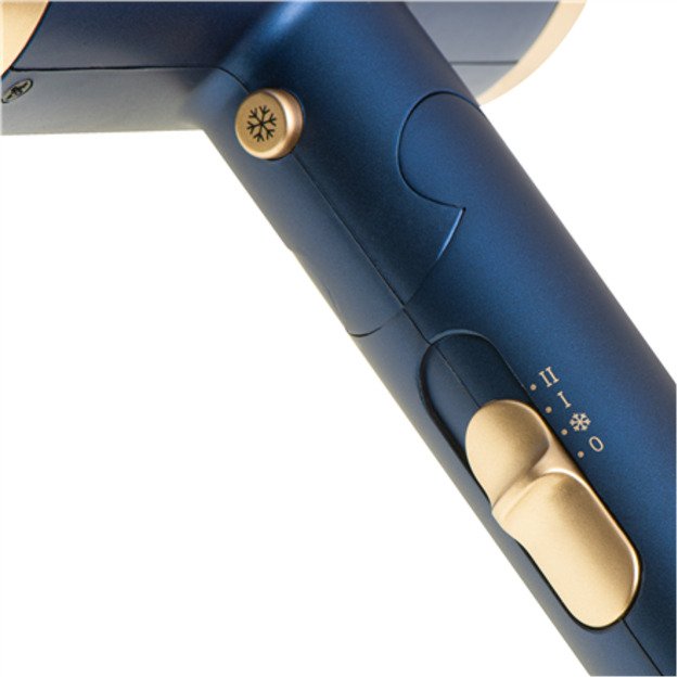 Camry | Hair Dryer | CR 2268 | 1800 W | Number of temperature settings 2 | Ionic function | Diffuser nozzle | Blue/Gold 4